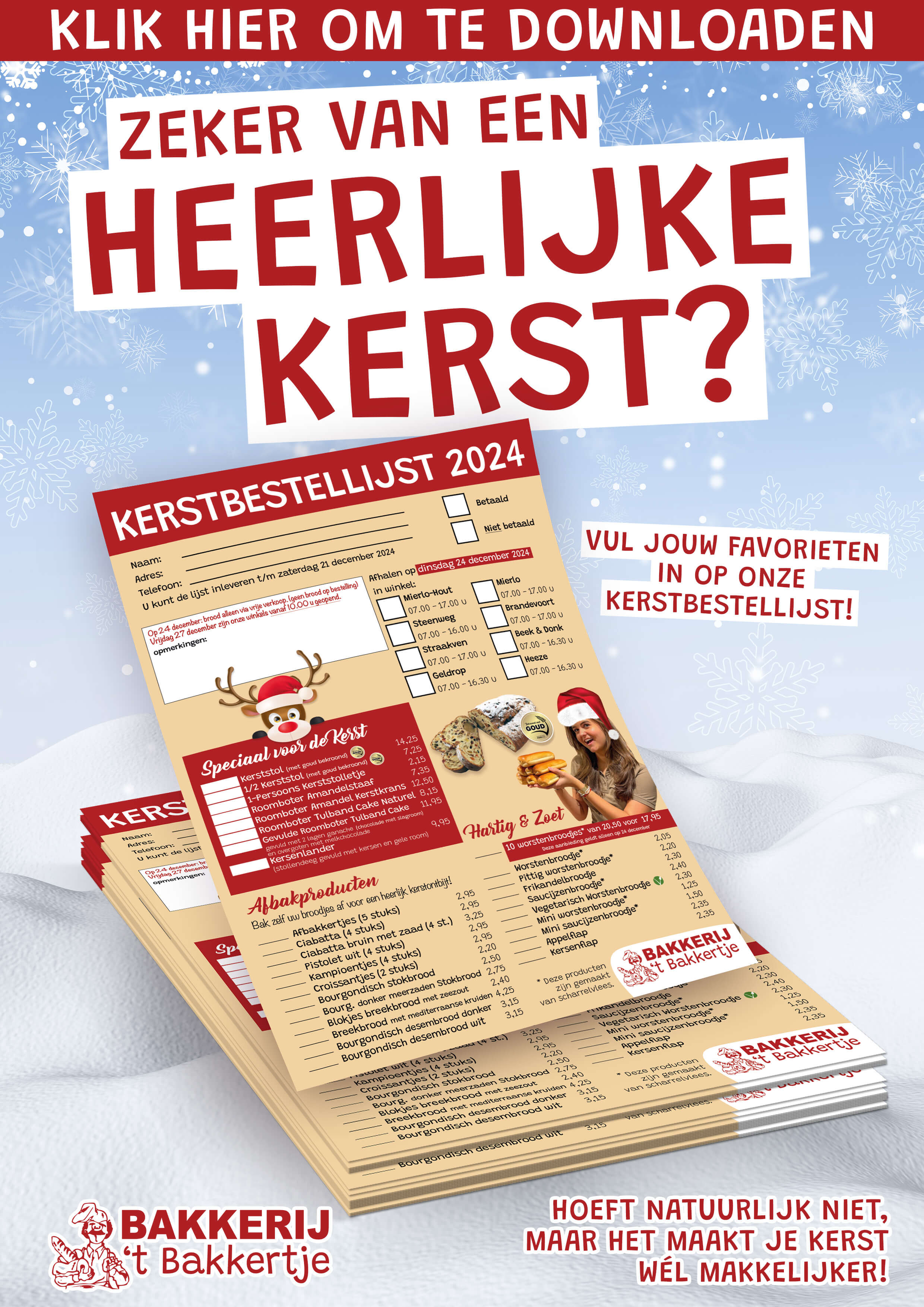 kerstbestellijst download 2